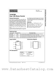 74VHC393CW datasheet pdf Fairchild Semiconductor