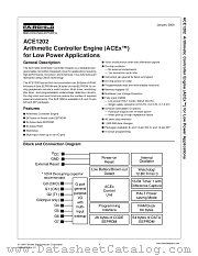 ACE1202VM datasheet pdf Fairchild Semiconductor