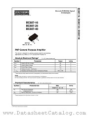 BC80716 datasheet pdf Fairchild Semiconductor