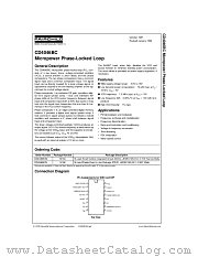 CD4046BCCW datasheet pdf Fairchild Semiconductor