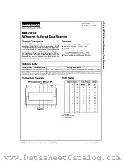 CD4512BCCW datasheet pdf Fairchild Semiconductor