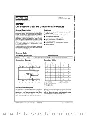 DM74121CW datasheet pdf Fairchild Semiconductor