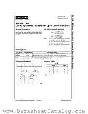 DM7438MX datasheet pdf Fairchild Semiconductor