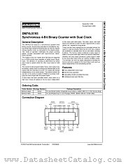 DM74LS193MX datasheet pdf Fairchild Semiconductor