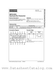 DM74LS243MX datasheet pdf Fairchild Semiconductor