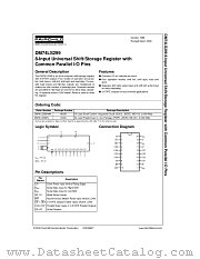 DM74LS299WMX datasheet pdf Fairchild Semiconductor