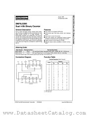 DM74LS393MX datasheet pdf Fairchild Semiconductor