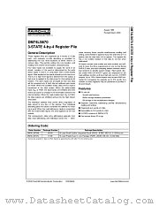 DM74LS670MX datasheet pdf Fairchild Semiconductor