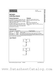 FST16211CW datasheet pdf Fairchild Semiconductor