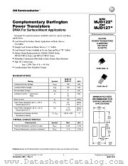 MJD122T4 datasheet pdf Fairchild Semiconductor