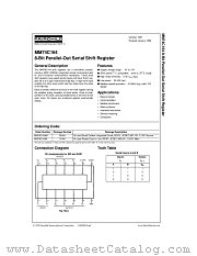 MM74C164MX datasheet pdf Fairchild Semiconductor