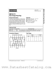 MM74C174MX datasheet pdf Fairchild Semiconductor