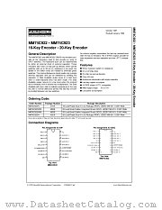 MM74C923CW datasheet pdf Fairchild Semiconductor