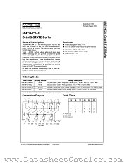 MM74HC244CW datasheet pdf Fairchild Semiconductor