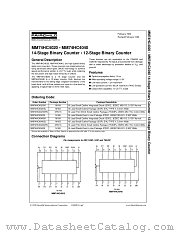 MM74HC4020SJX datasheet pdf Fairchild Semiconductor
