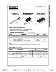 MMPQ2369 datasheet pdf Fairchild Semiconductor