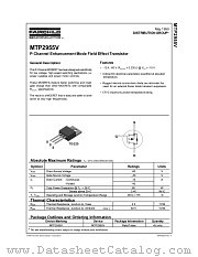 MTP2955V datasheet pdf Fairchild Semiconductor
