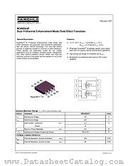 NDH8504P datasheet pdf Fairchild Semiconductor