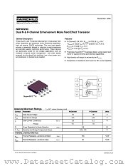 NDH8520C datasheet pdf Fairchild Semiconductor