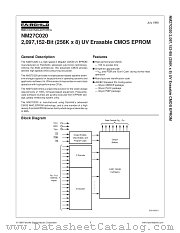 NM27C020N100 datasheet pdf Fairchild Semiconductor