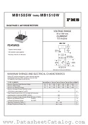 MB156W datasheet pdf Formosa MS