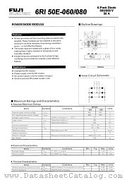 6RI50E-060_080 datasheet pdf Fuji Electric