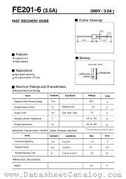 FE201-6 datasheet pdf Fuji Electric