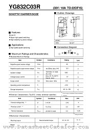 YG832C03R datasheet pdf Fuji Electric
