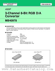 MB40978P datasheet pdf Fujitsu Microelectronics