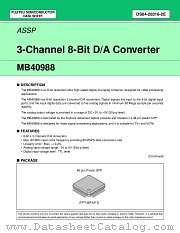MB40988PF datasheet pdf Fujitsu Microelectronics