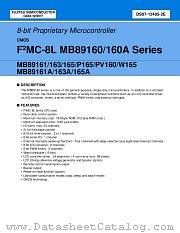 MB89P165-201-PFV datasheet pdf Fujitsu Microelectronics