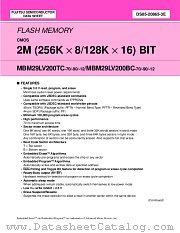 MBM29LV200TC-70-PFTR datasheet pdf Fujitsu Microelectronics