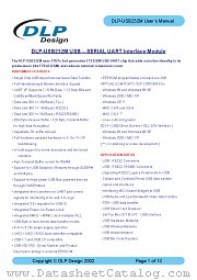 DLP-USM232M datasheet pdf Future Technology Devices International