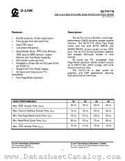 GLT41116-40TC datasheet pdf G-LINK Technology