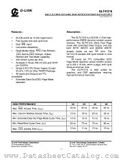 GLT41216-40J4 datasheet pdf G-LINK Technology