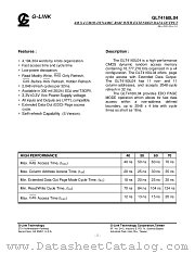 GLT4160L04SE-60TC datasheet pdf G-LINK Technology
