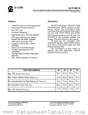 GLT4160L16-35TC datasheet pdf G-LINK Technology