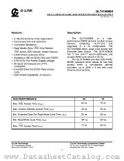 GLT4160M04E-70TC datasheet pdf G-LINK Technology