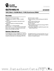 GLT5160L16-8TC datasheet pdf G-LINK Technology