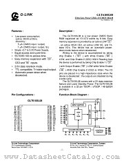 GLT6100L08SL-100TS datasheet pdf G-LINK Technology