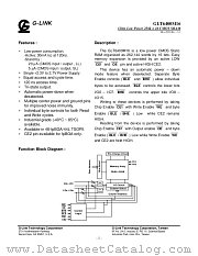 GLT6400M16LL-120TC datasheet pdf G-LINK Technology