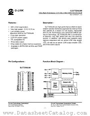 GLT7256L08-12J3 datasheet pdf G-LINK Technology