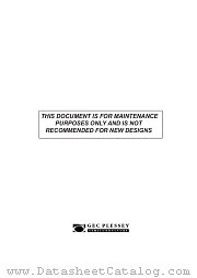 NJ8820BA datasheet pdf GEC Plessey Semiconductors