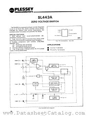 SL443A datasheet pdf GEC Plessey Semiconductors