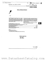2N4991 datasheet pdf General Electric Solid State