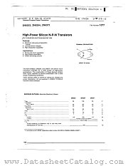 2N6253 datasheet pdf General Electric Solid State