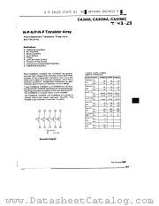 CA3096E datasheet pdf General Electric Solid State