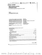 CA3227E datasheet pdf General Electric Solid State