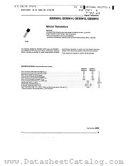 GES5812 datasheet pdf General Electric Solid State