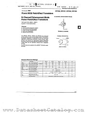 IRF450 datasheet pdf General Electric Solid State